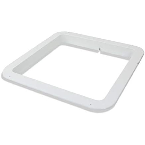 14" RV trailer Roof vent complete 12 volt FAN w/white lid and interior garnish - Image 5