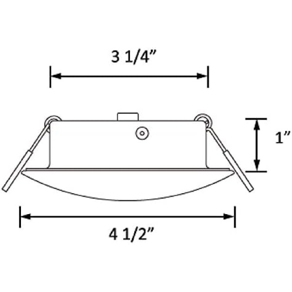 Facon 4.5Inch LED RV Puck Light, DLFST4-008, Full Aluminum Recessed LED Ceiling - Image 3