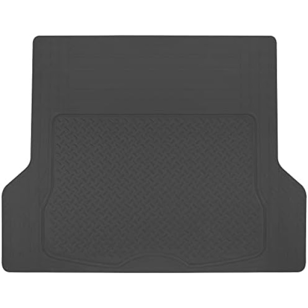 BDK Heavy Duty Rubber Cargo Mat Liner - All-Weather Trunk Protection