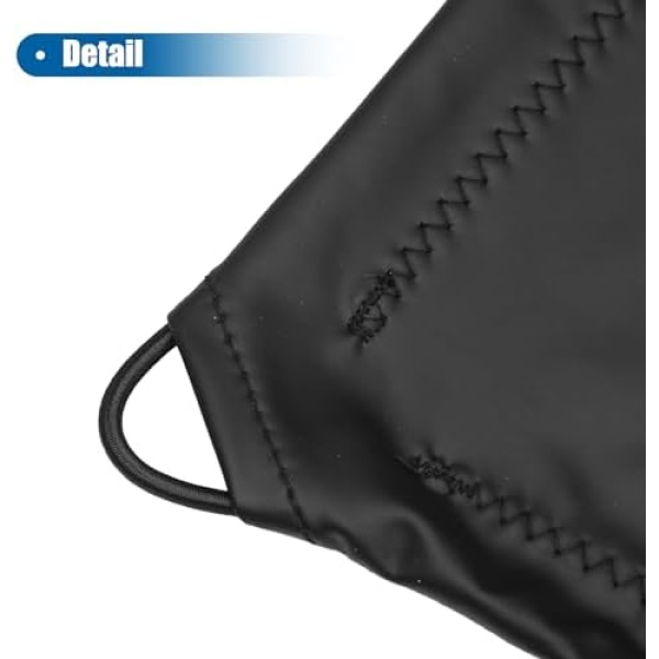 X AUTOHAUX 1 Set Motorcycle Luggage Net Helmet Cover 24"x17" Elastic Waterproof - Image 6