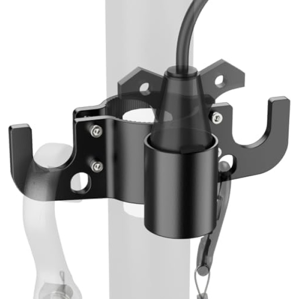 Aluminum Trailer Towing Chain Organizer & 7-Way Plug Holder- Heavy Duty RV