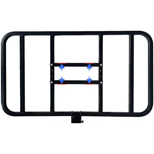 RV Kayak Rack, Kayak Carrier Holds Up to 2 Kayaks and 2 Bikes, 2'' Hitch Mount - Image 7