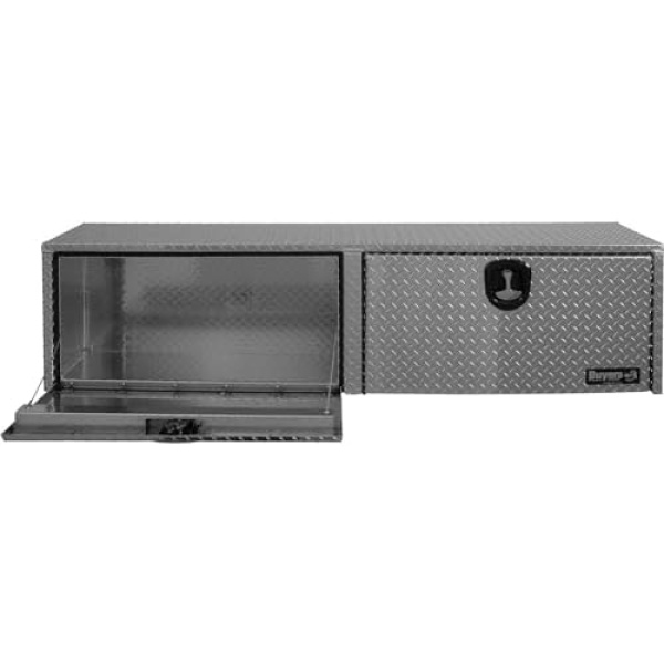 Buyers Products 1701551 Silver Aluminum Diamond Tread Topsider Truck Box - Image 2
