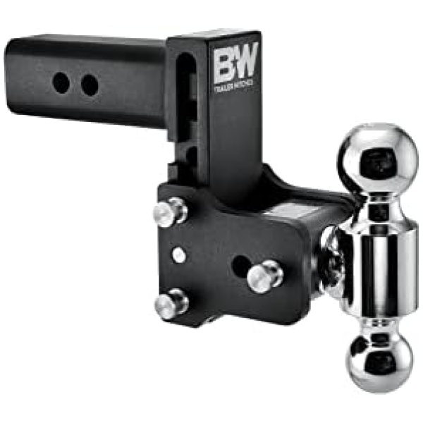 B&W Trailer Hitches Tow & Stow Adjustable Trailer Hitch Ball Mount