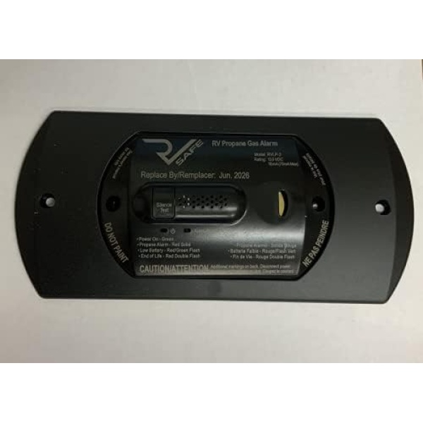 RVLP-2B Propane Gas Alarm - 2-Wire, Black - Image 5