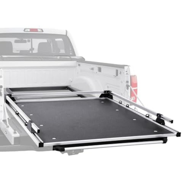 VEVOR Sliding Truck Bed Organizer, 63 x 47-Inch Heavy Duty Truck Bed Storage