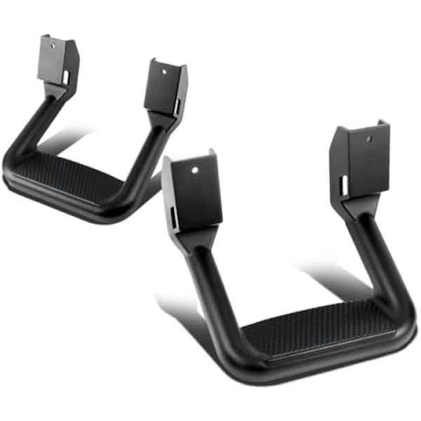 Auto Dynasty Universal Side Step for Pickups & Trucks, Aluminum, Black Coated