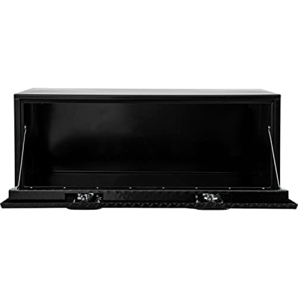 Buyers Products 1702510 Black Steel Truck Tool Box With Aluminum Diamond Tread - Image 4