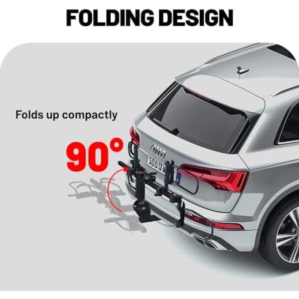Young 200 lbs. 2 Bike Rack Hitch Mount Platform Style for Cars Trucks SUVs - Image 6