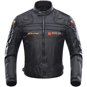 BORLENI Motorcycle Jacket Motorbike Riding Jacket Windproof Motorcycle Full Body