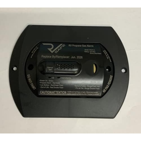 RVLP-2B Propane Gas Alarm - 2-Wire, Black - Image 6