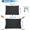 X AUTOHAUX 1 Set Motorcycle Luggage Net Helmet Cover 24"x17" Elastic Waterproof - Image 3