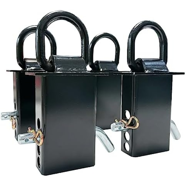 4Pcs Stake Pocket D Ring Trailer Stake Pocket Tie Down 16200lbs Fit for Utility
