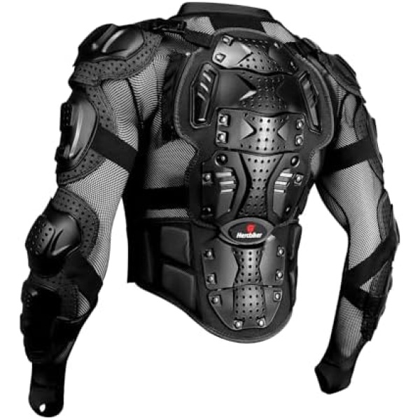 HEROBIKER Motorcycle Full Body Armor Jacket spine chest protection gear - Image 4