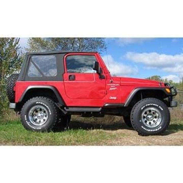 Zone Offroad Jeep Wrangler TJ 4" Suspension System w/Black Nitro Shocks - Image 4