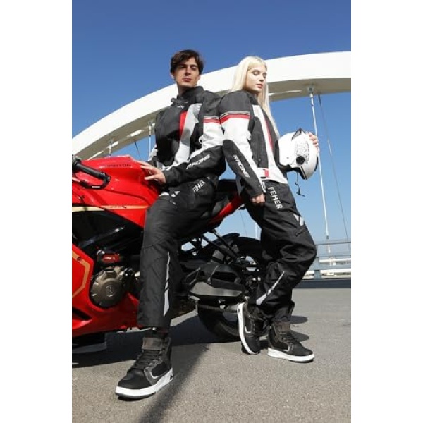 Motorcycle Leather Boots,Street Riding Shoes,Anti-Slip Side Zipper Shoes - Image 5