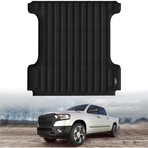 LASFIT 5FT7 Truck Bed Mat for Ram 1500 2009-2025 & RAM 1500 Classic 2019-2024
