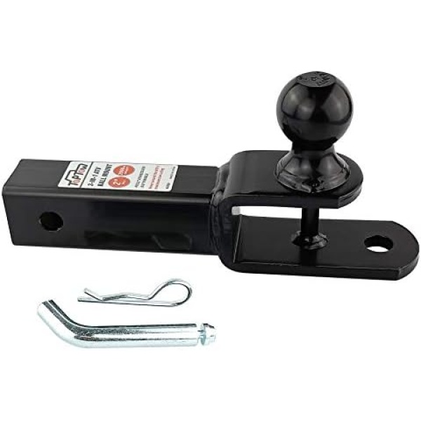 TOPTOW ATV/UTV Trailer Hitch Towing Ball Mounts, 2-Inch Ball, Clevis Pin - Image 4