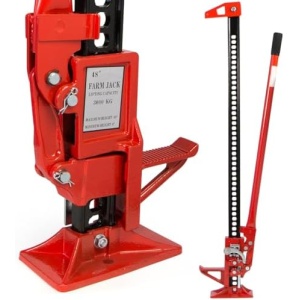 XtremepowerUS 48'' Universal Farm Jack for Tractor, Truck, SUV - Ratcheting Off