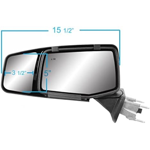 Fit System 80930 Snap & Zap Custom Fit Towing Mirror for Chevrolet Silverado - Image 4