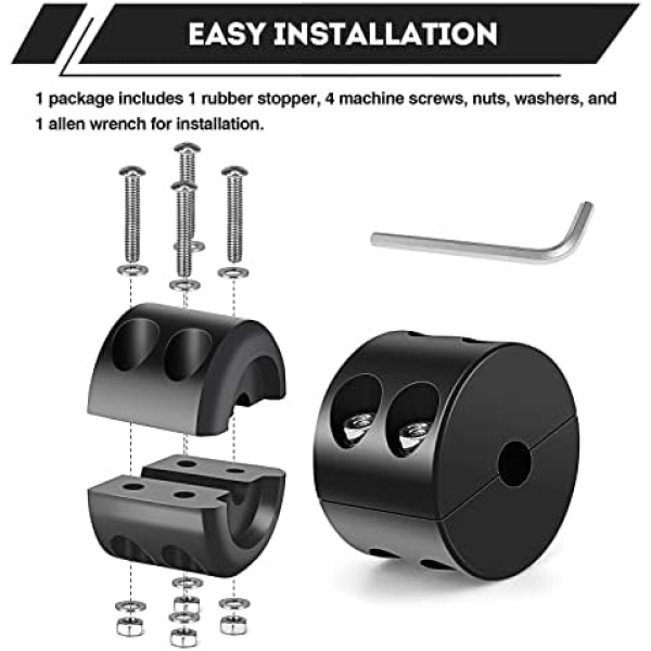 Winch Stopper for Cable. Truck UTV ATV Rubber Winch Cable Stopper - Image 5