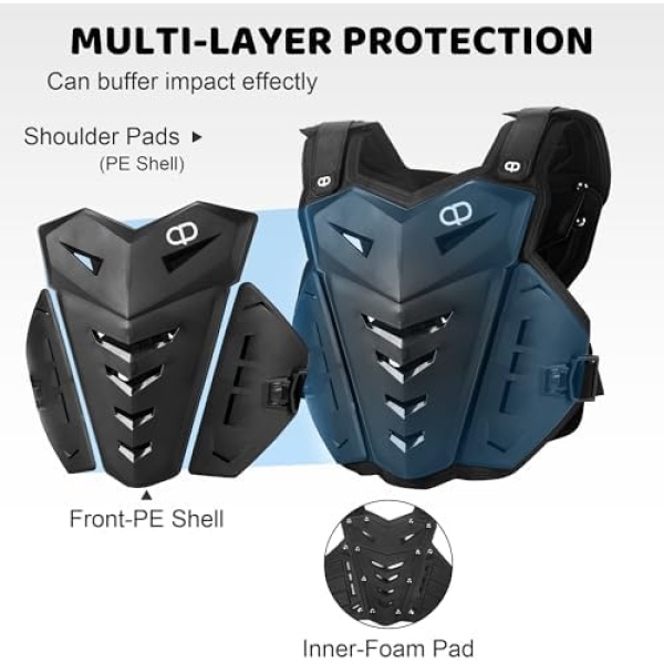 DA - Off Road Bicycle Equipment, Youth Motorcycle Riding Protective Equipment, - Image 3