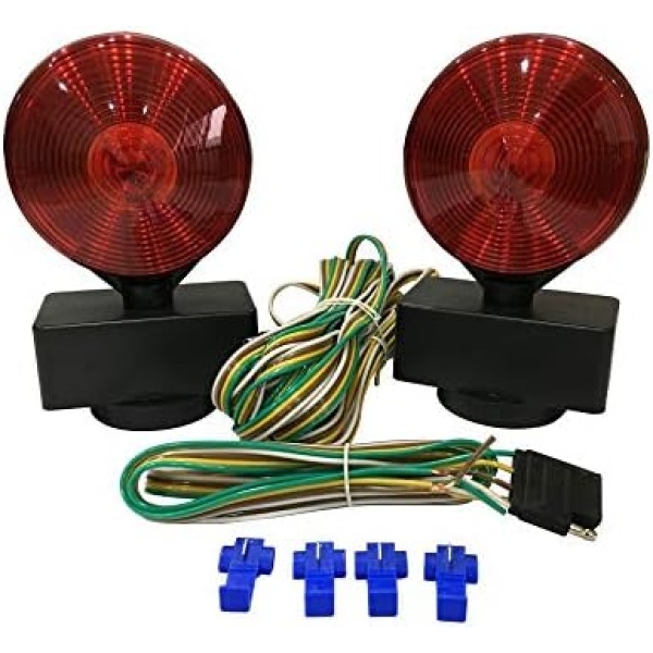 MaxxHaul 80778 Magnetic Towing Light Kit (Dual Sided for RV, Boat, Trailer - Image 2