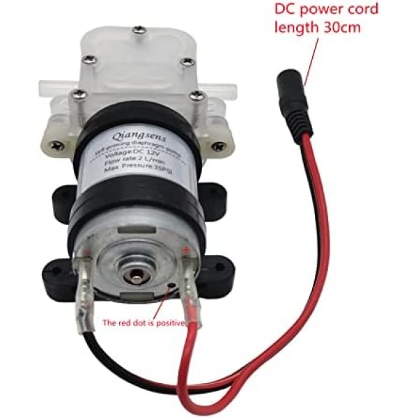 DC 12V self-priming diaphragm pump 10W water pump - Image 5