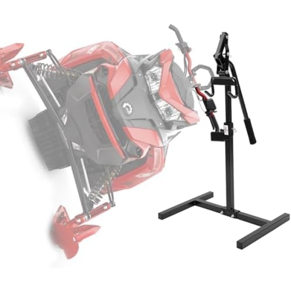 Snowmobile Lever Lift Stand with Handlebar Cup, Max 32" Bumper Lift Height - Image 8