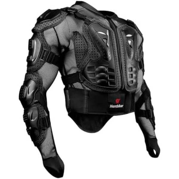 HEROBIKER Motorcycle Full Body Armor Jacket spine chest protection gear - Image 3