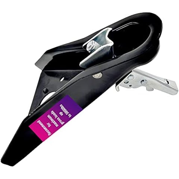 2" A-Frame Trailer Coupler with Trigger Latch SAE Class III 5000 lb for Towing - Image 4