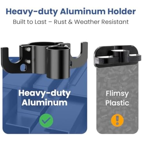 Aluminum Trailer Towing Chain Organizer & 7-Way Plug Holder- Heavy Duty RV - Image 3