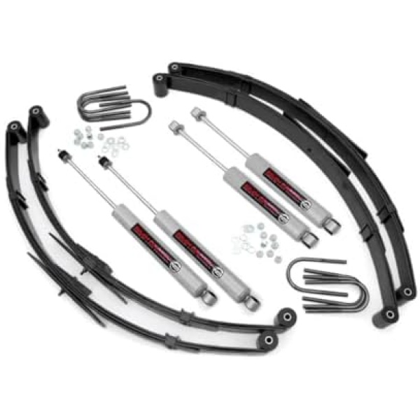 Rough Country 2.5" Suspension Lift Kit for 1987-1995 Jeep Wrangler YJ