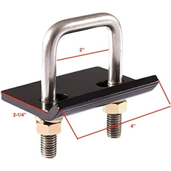 MaxxHaul 50023 Hitch Tightener Anti Rattle Stabilizer for 1.25" to 2" Hitches - Image 2