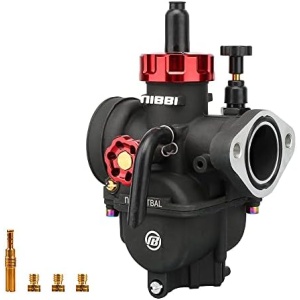 NIBBI PE22FL Carburetor, 22mm Carburetor fit 125cc 130cc 140cc Flange Motorcycle