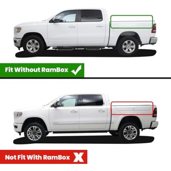 LASFIT 5FT7 Truck Bed Mat for Ram 1500 2009-2025 & RAM 1500 Classic 2019-2024 - Image 9