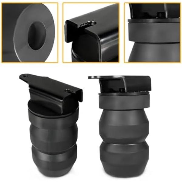 MILLISEC Rear Rubber Helper Suspension Springs Kit Kits Compatible - Image 4