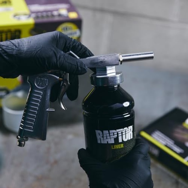 Raptor Black Urethane Spray-On Truck Bed Liner Kit, Protective Paint with Spray - Image 5