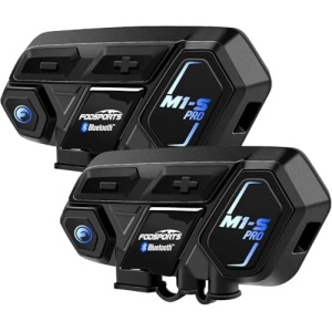 Fodsports Motorcycle Bluetooth Intercom with Music Sharing