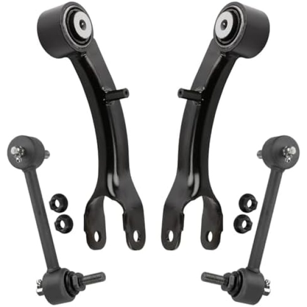Detroit Axle - Rear 4pc Control Arms Kit for 14-19 Jeep Cherokee with Off-Road