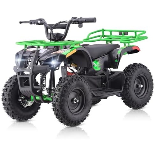 36V 4 Wheelers Electric ATV, Dirt Quad Vehicle Adjustable Speed, Kids Quad Bike
