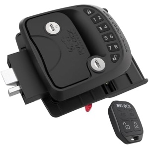 RVLOCK Compact RV Lock Keyless Entry with Remote, Secure Camper Latch