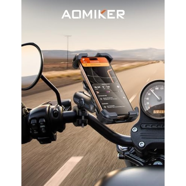 Motorcycle Phone Mount Holder - [Metal Extension Arm] - Image 7