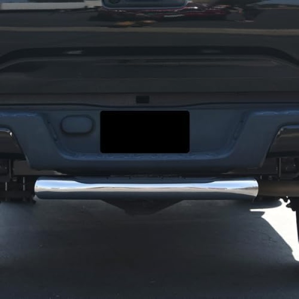 Universal 3 Inch Chrome Off Road Trailer Tow Mount Rear Hitch Step Bar Bumper - Image 5