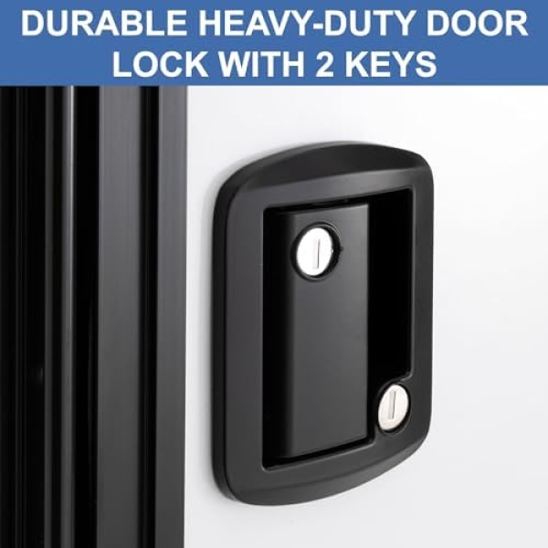 RecPro RV Rounded Entry Door with Screen & Lock | Tempered Glass | Rubber Seals - Image 6