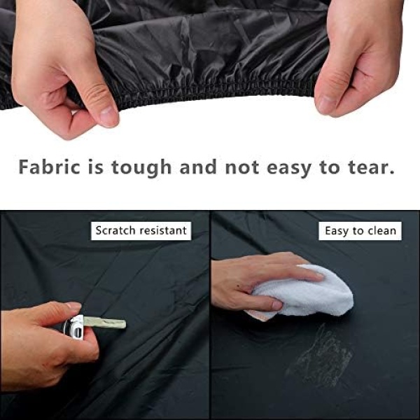 MORNYRAY Waterproof Car Cover All Weather Snowproof UV Protection Windproof - Image 6