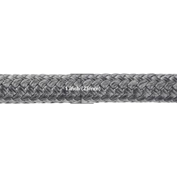 Ucreative 1" x 30' Kinetic Recovery & Tow Rope Kit Max 48,000 lbs Breaking - Image 3