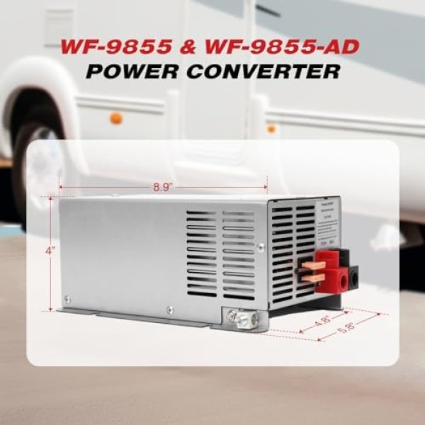 WF-9855,55 Amp RV Power Converter for Lead-Acid Battery,Compatible - Image 6