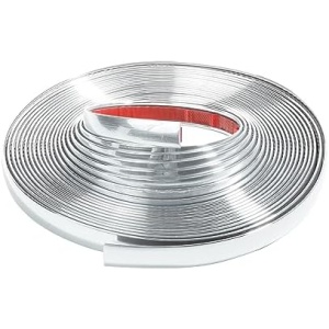 Zlirfy 25Ft Automotive Chrome Trim Molding,Universal Decorative Scratch-Proof