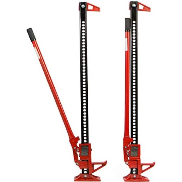 XtremepowerUS 48'' Universal Farm Jack for Tractor, Truck, SUV - Ratcheting Off - Image 3
